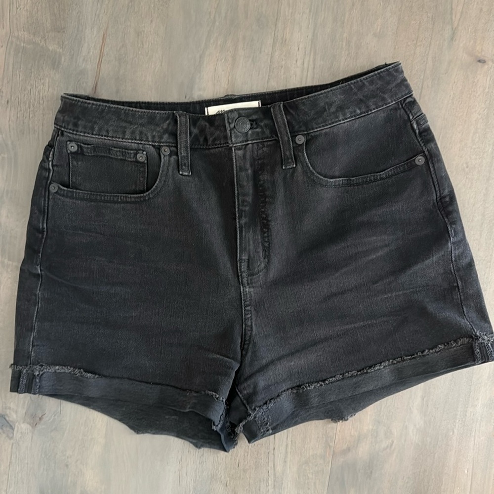 Madewell curvy high rise denim shorts